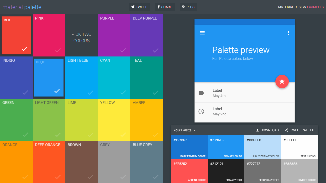 Create A Material Color Palette In No Time