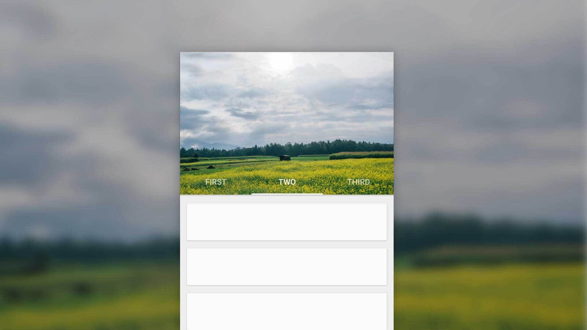Parallax Scrolling Tabs with Android Design Support Library