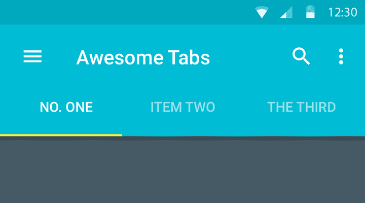 Material Design Tabs with Android Design Support Library