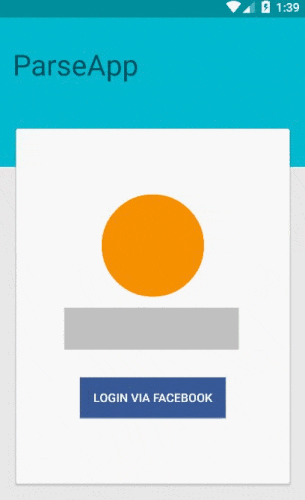 Parse Facebook login