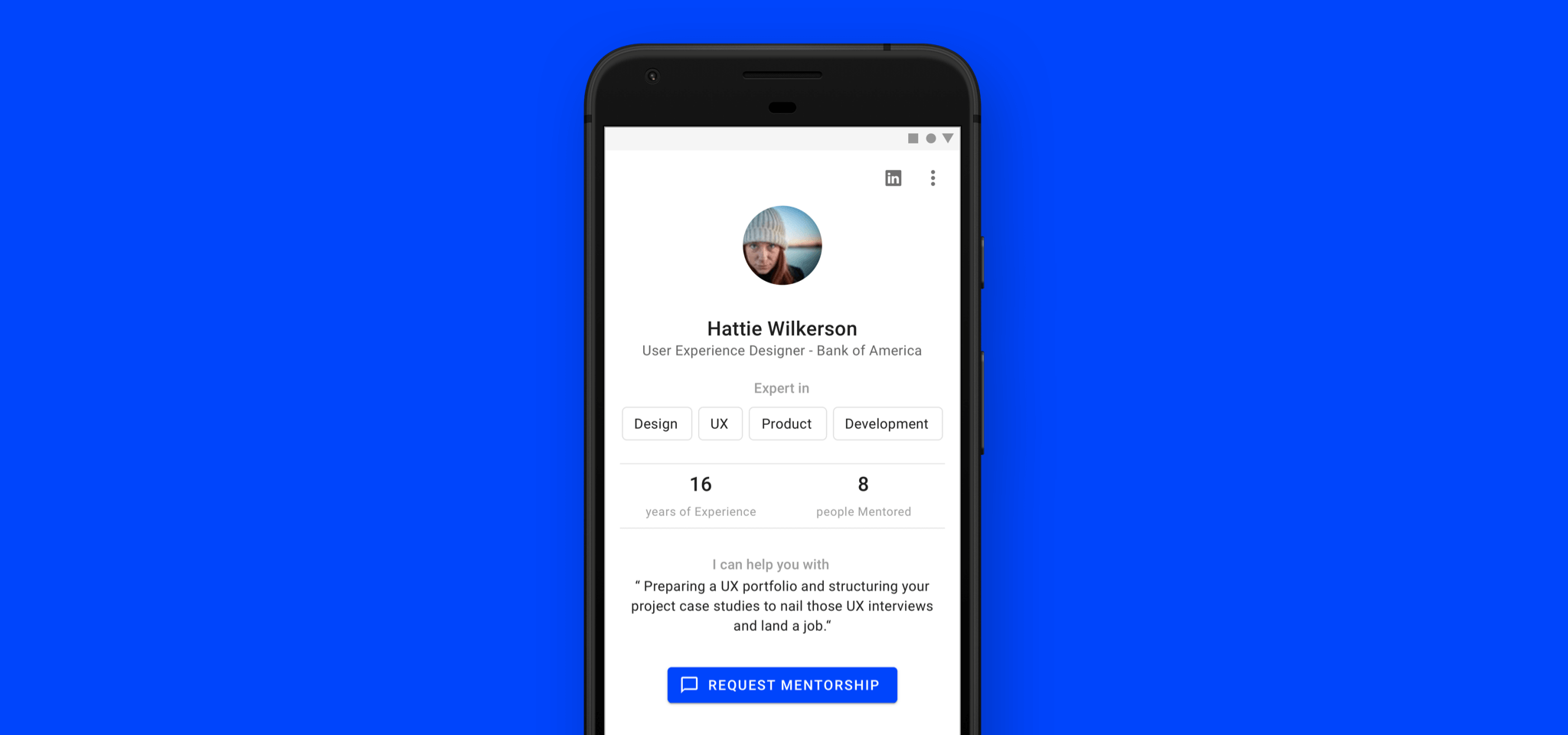 Mentor Connection app hero