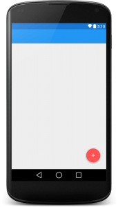 fab floating action button layout