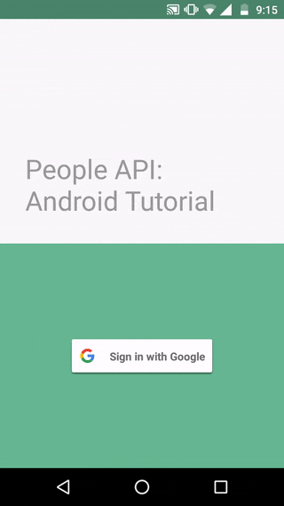 people api demo