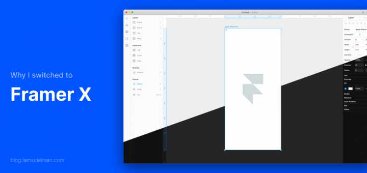 Framer X For Design - 5 Reasons Why I Switched From Sketch