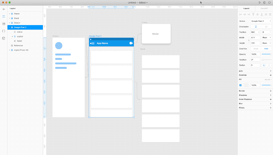 framer x draggable constraints